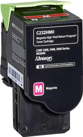 Lexmark C2325/C2425/C2535/MC2325/MC2425/MC2535/MC2640 Cartouche de toner magenta originale - C232HM0